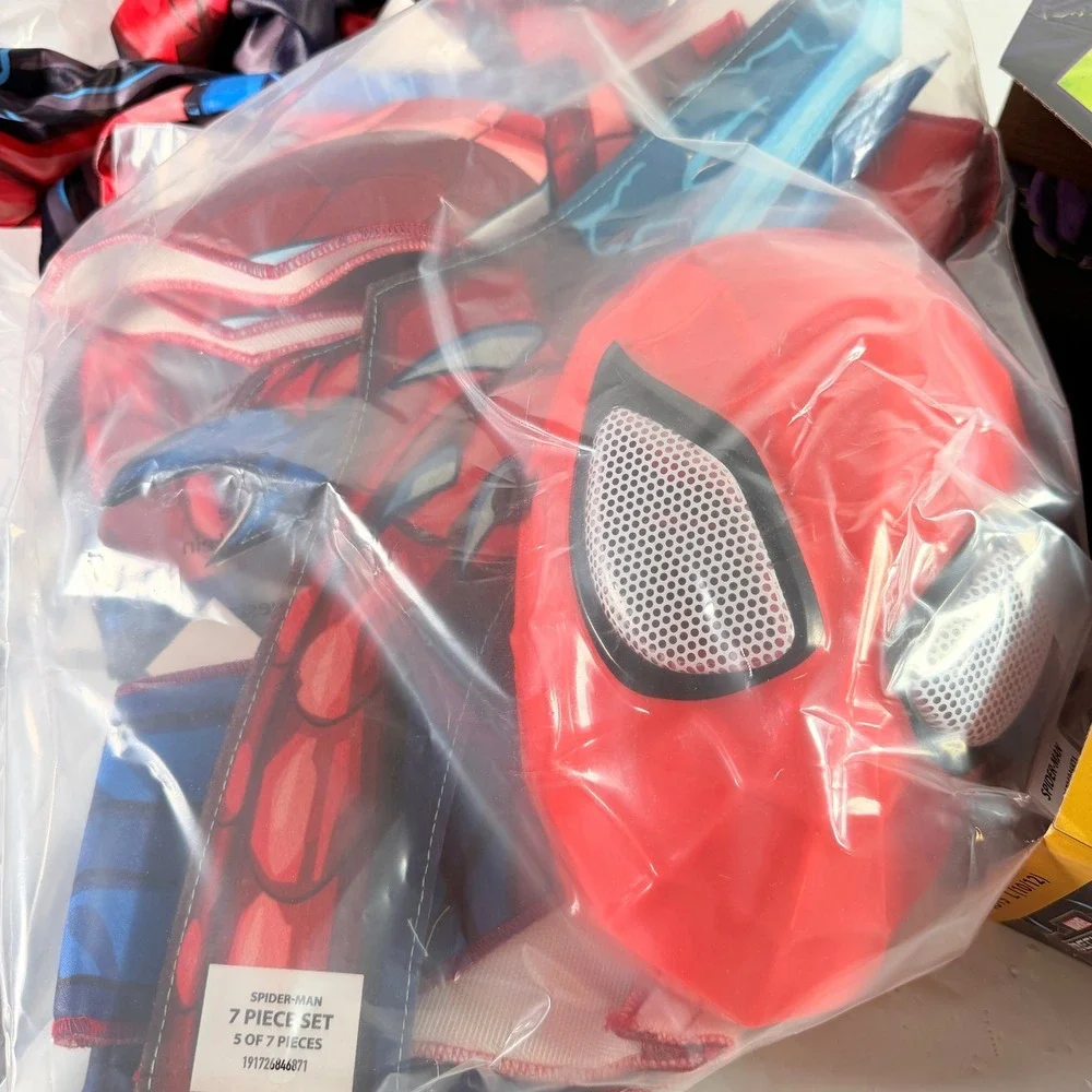 Marvel Spider-Man Mech Strike Costume Kids Large 10-12 Jazwares